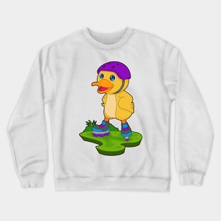 Duck Inline skating Roller skates Crewneck Sweatshirt